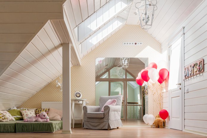 Kinderzimmer im Dachgeschoss