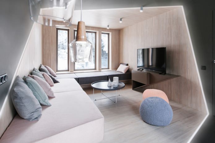 Landhausinterieur im modernen Stil