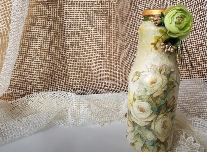 Fertig. Flasche