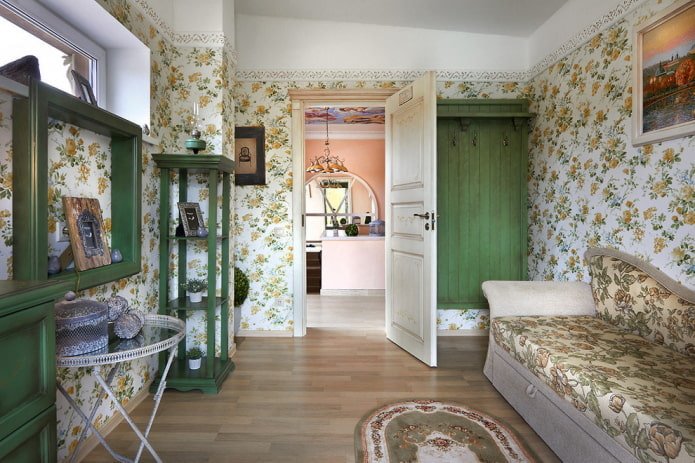 Wohnzimmer im Provence-Stil