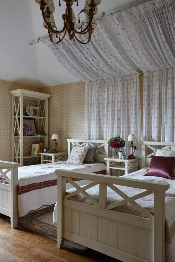 Schlafzimmer für zwei Kinder im Haus