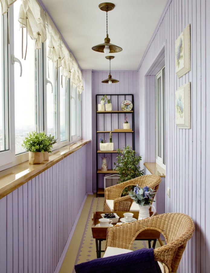 Balkon im Provence-Stil