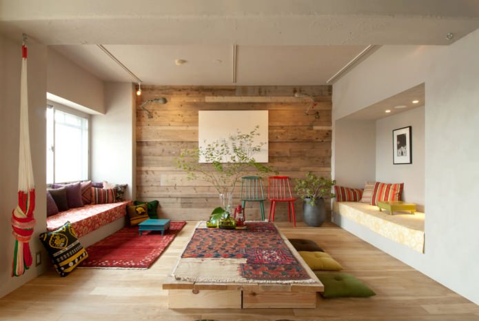 Platte im Wohnzimmer