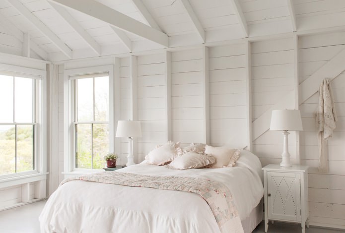 weißes Schlafzimmer