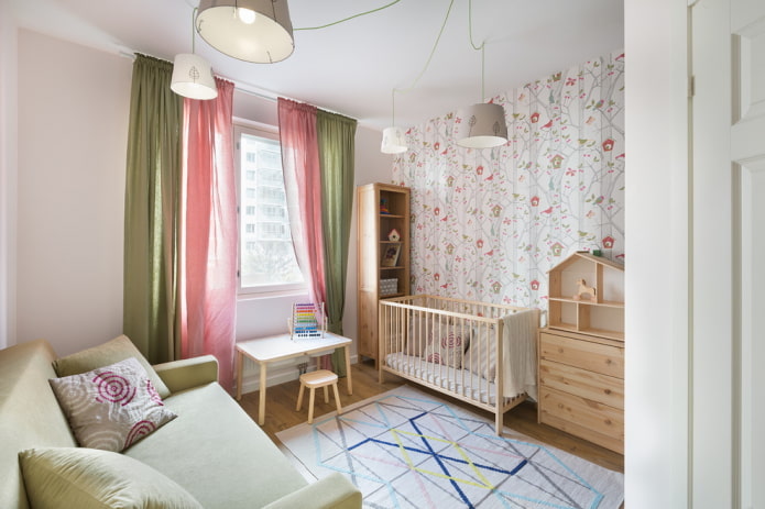 Dekoration im Inneren eines Kinderzimmers