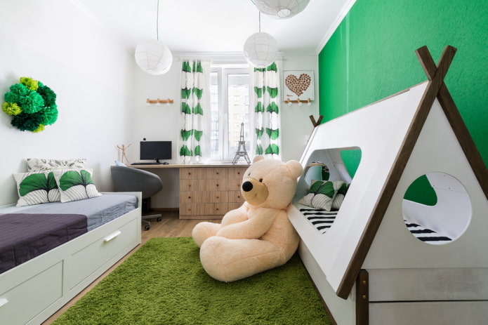 Kinderzimmer für Kinder unterschiedlichen Geschlechts