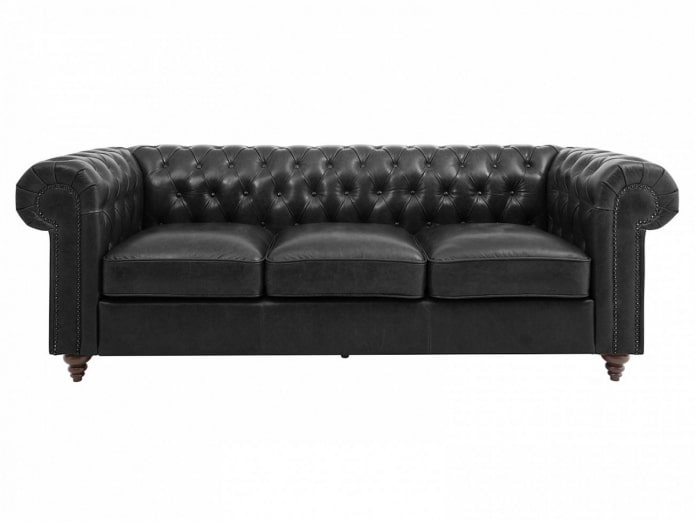 Dreisitzer-Ledersofa