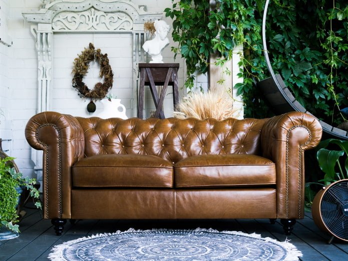 Chester-Ledersofa