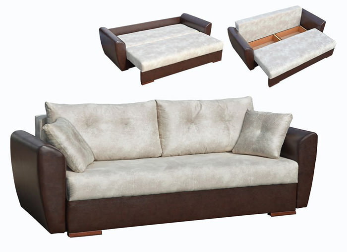 Sofa Eurobook mit zwei Armlehnen