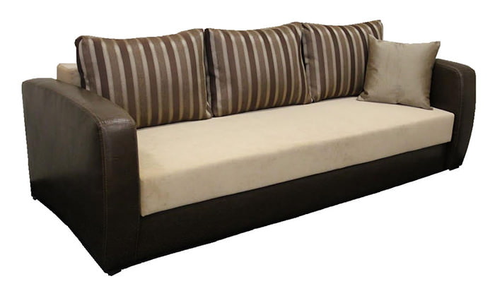 Gerades Eurobook-Sofa
