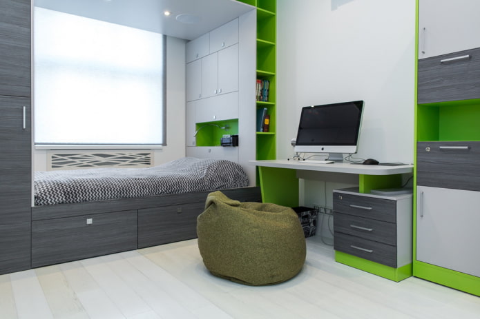 Eingebautes Bett