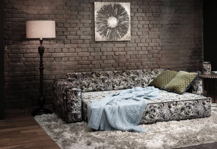 Schlafsofa im Loft-Stil