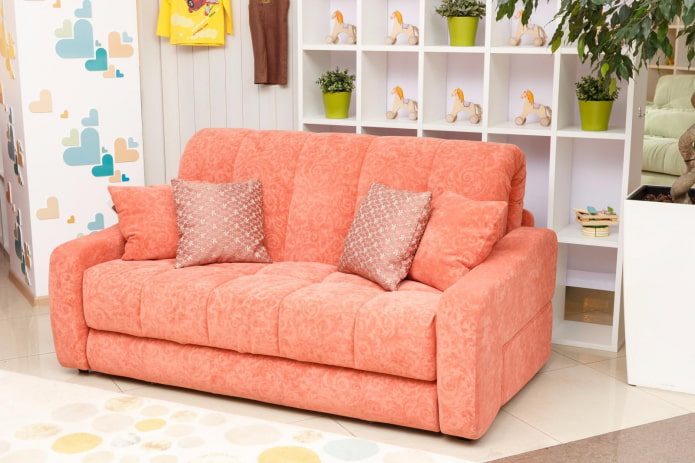 Klappsofa im Innenraum