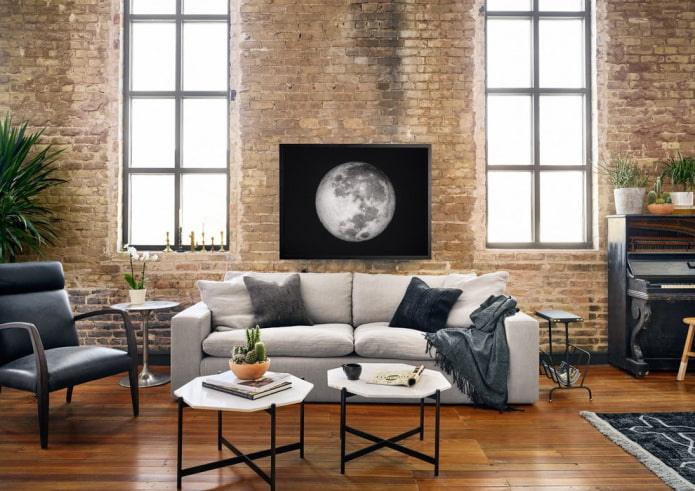 Gerades Sofa