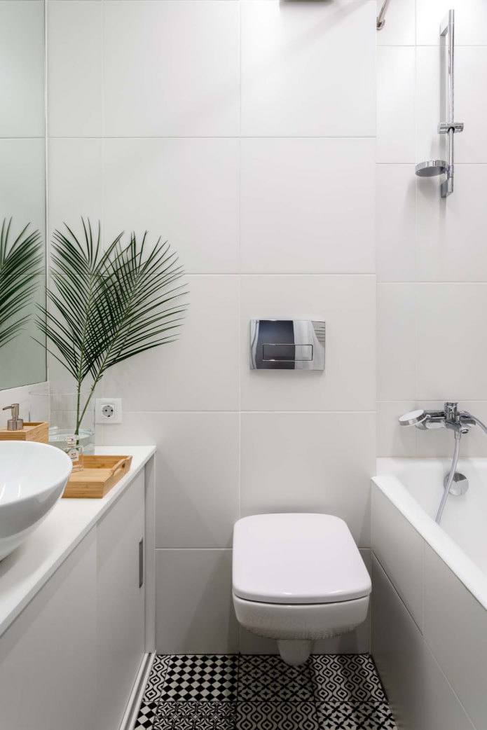 Schrank, Toilette, Badewanne