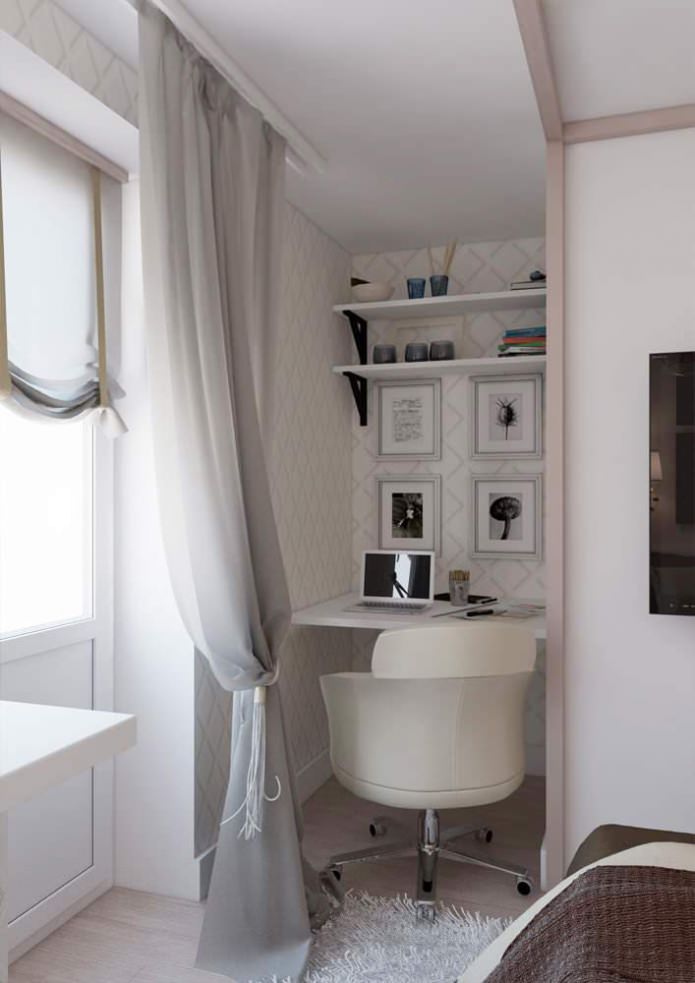 Arbeitsplatz in der Wohnung