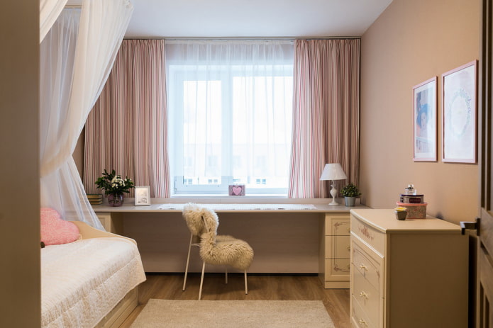 kleines Zimmer für ein Mädchen