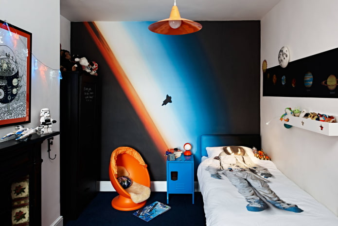 Zimmer im Weltraumstil