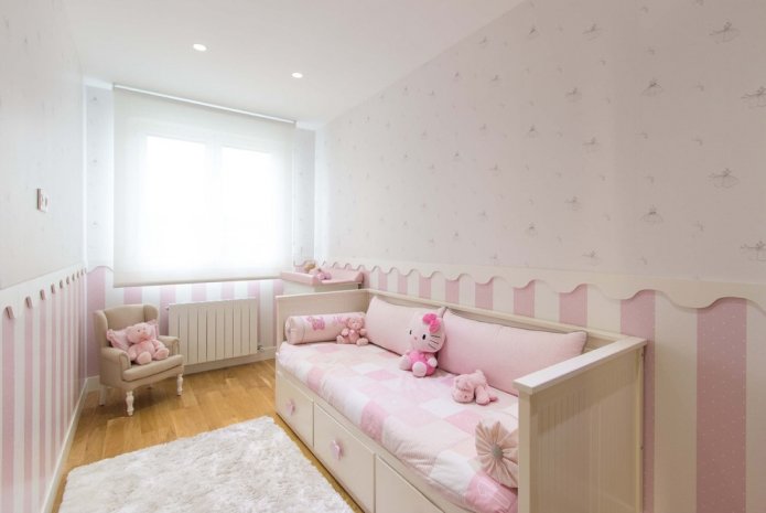 Zimmer für ein Mädchen im Vorschulalter