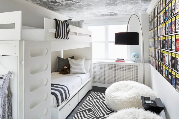 Schlafzimmer 9 Quadratmeter für zwei Kinder