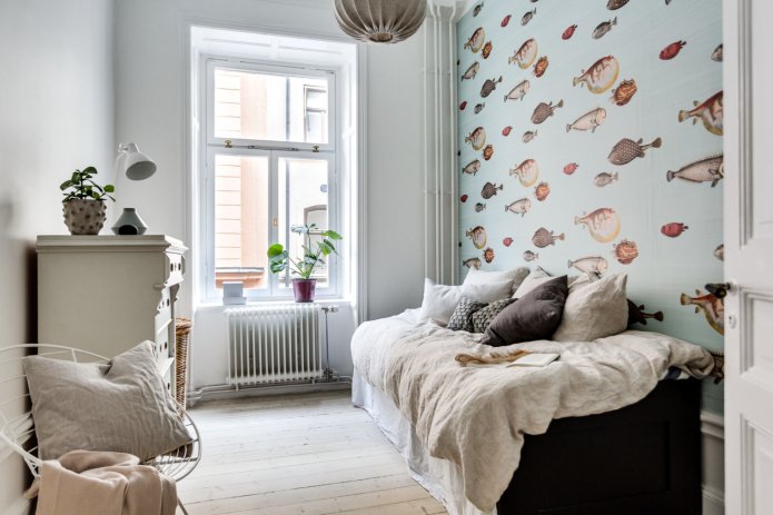 Planung und Zonierung ein 9 Quadratmeter großes Kinderzimmer
