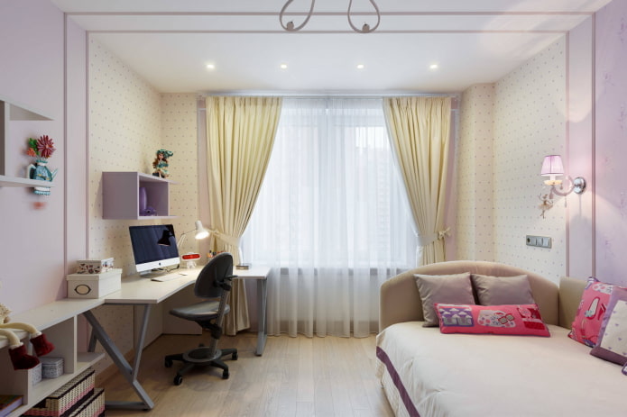 Hellrosa Interieur
