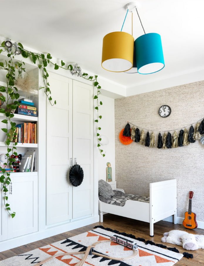 Kinderzimmer im skandinavischen Stil