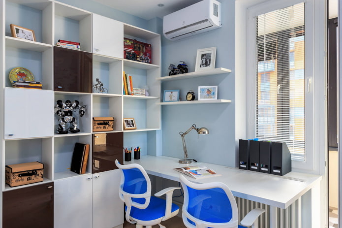 Arbeitsbereich im Kinderzimmer