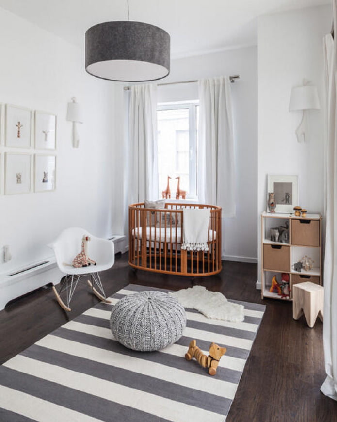 Kinderzimmer für ein Neugeborenes