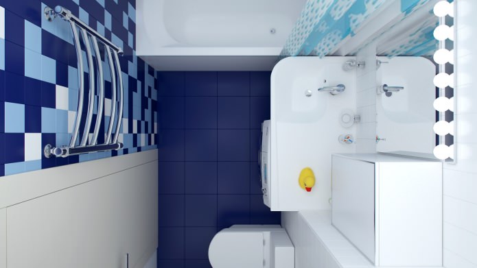 Kombiniertes Badezimmer