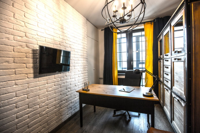 Arbeitszimmer im Loft-Stil