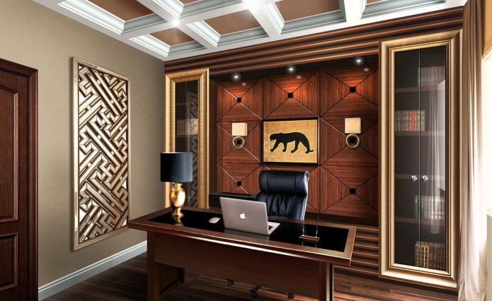 Art-Deco-Arbeitszimmer