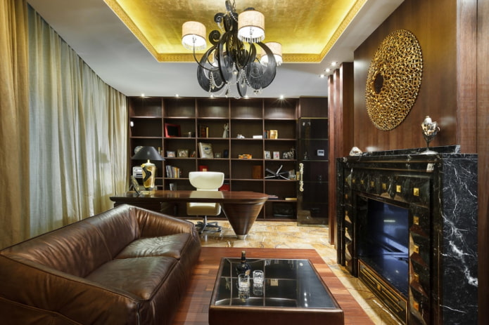Art-Deco-Arbeitszimmer