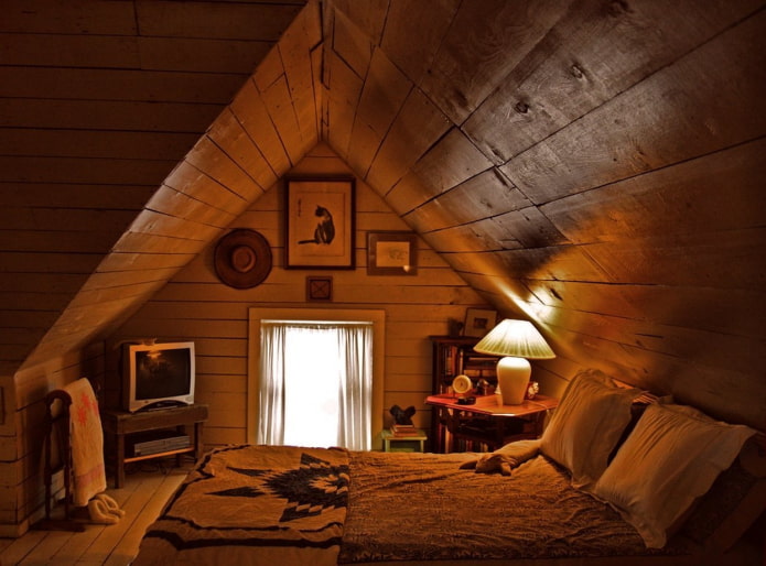 Dachboden im Landhausstil