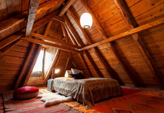 Dachboden im Chaletstil
