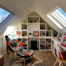 Wie dekoriert man ein Zimmer auf dem Dachboden? -5