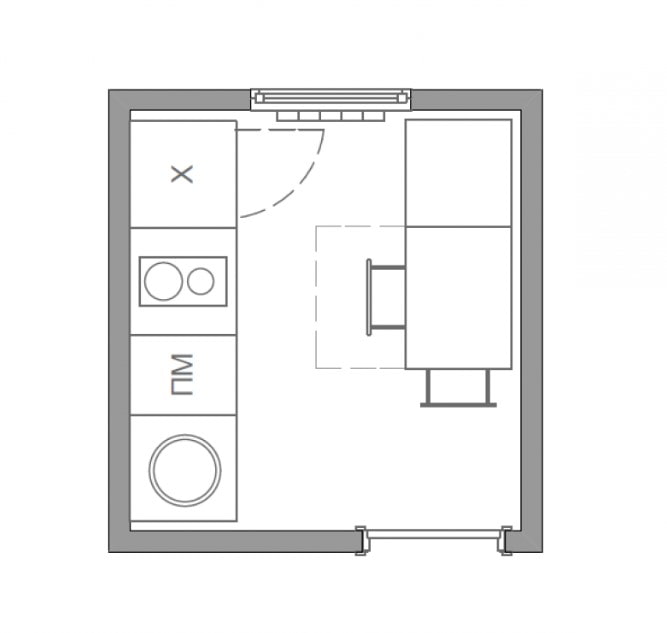 4 Quadratmeter Grundriss