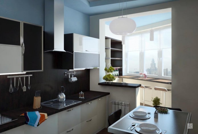 Kücheninnenarchitektur von 5 m²