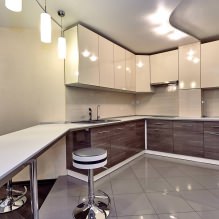 Küchendesign mit Bartheke: 60 moderne Fotos im Innenraum -16