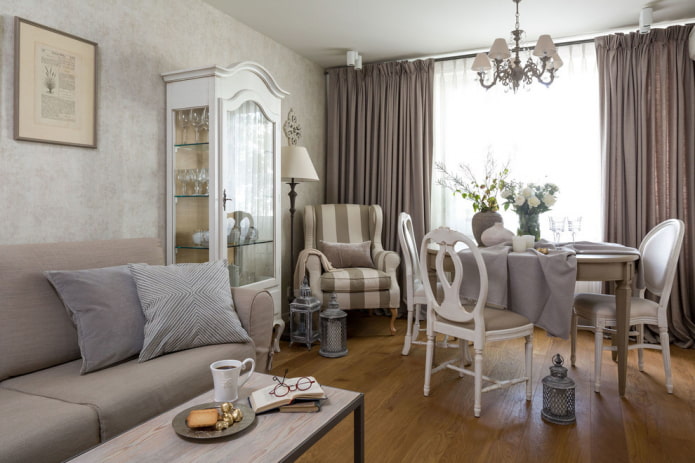 Wohnzimmer-Esszimmer-Innenarchitektur