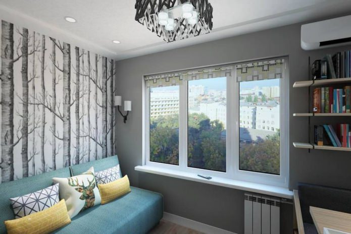 Fotodesign einer 14 m² großen Wohnung