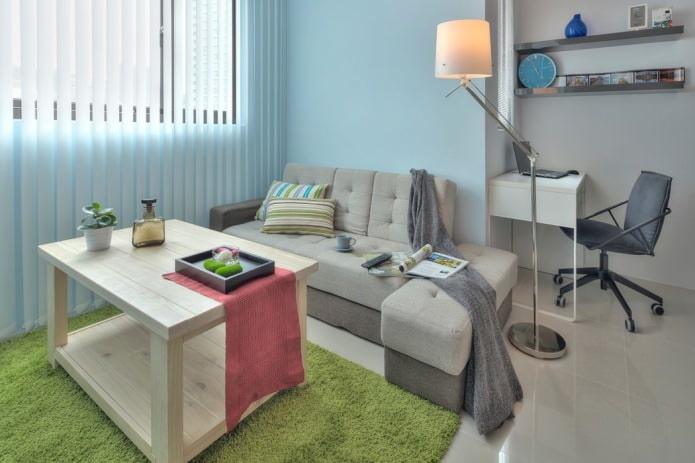 Arbeitsplatz im Studio-Apartment