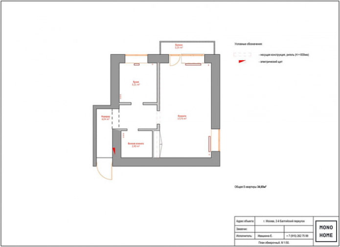 Ursprüngliches Layout