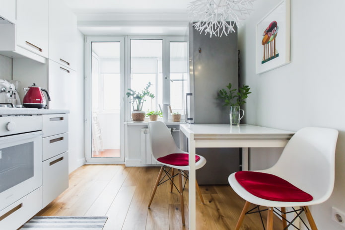 Küchendesign in einer 35-Quadratmeter-Wohnung