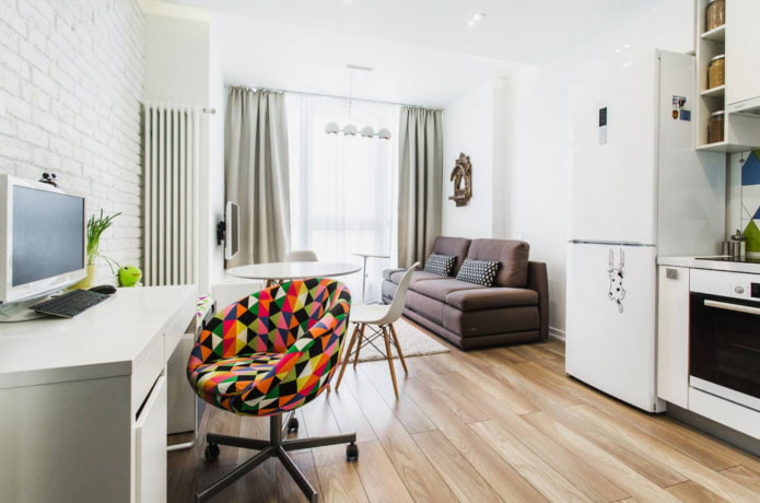 35 Quadratmeter Wohnungsdesign