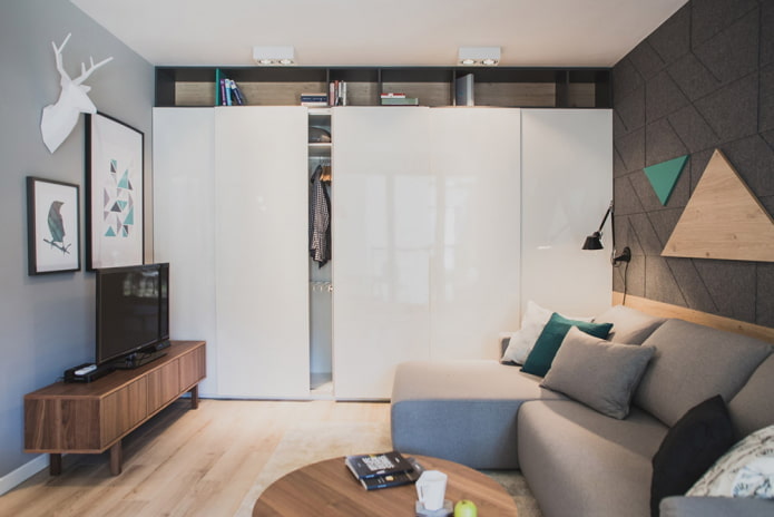 Innenraum einer Wohnung mit 36 Plätzen
