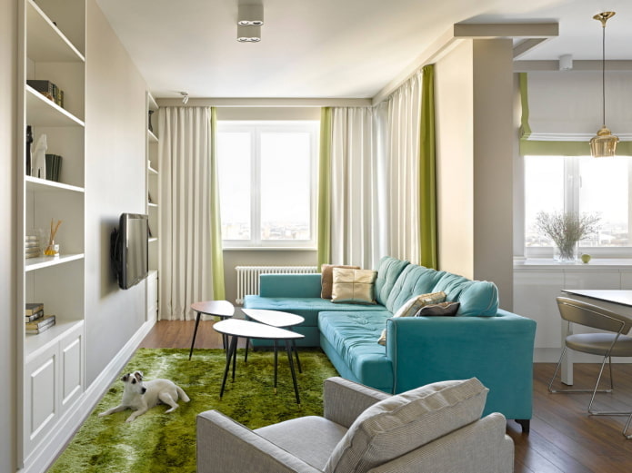 Helles Wohnzimmer