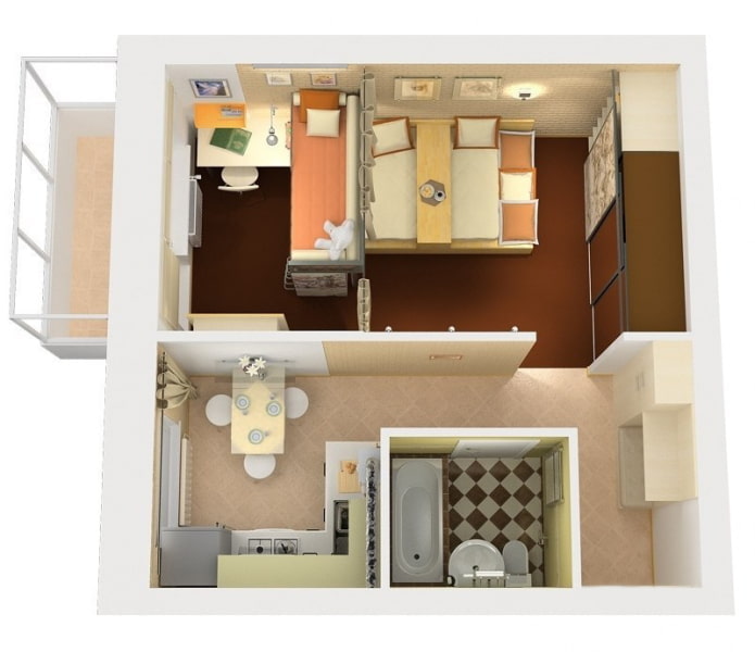 Zweizimmerwohnung 38 m²