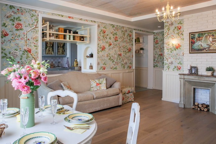 Wohnzimmer mit Servierfenster