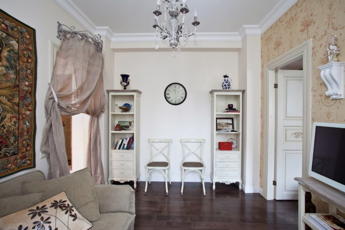 40 Quadratmeter große Wohnung im Provence-Stil